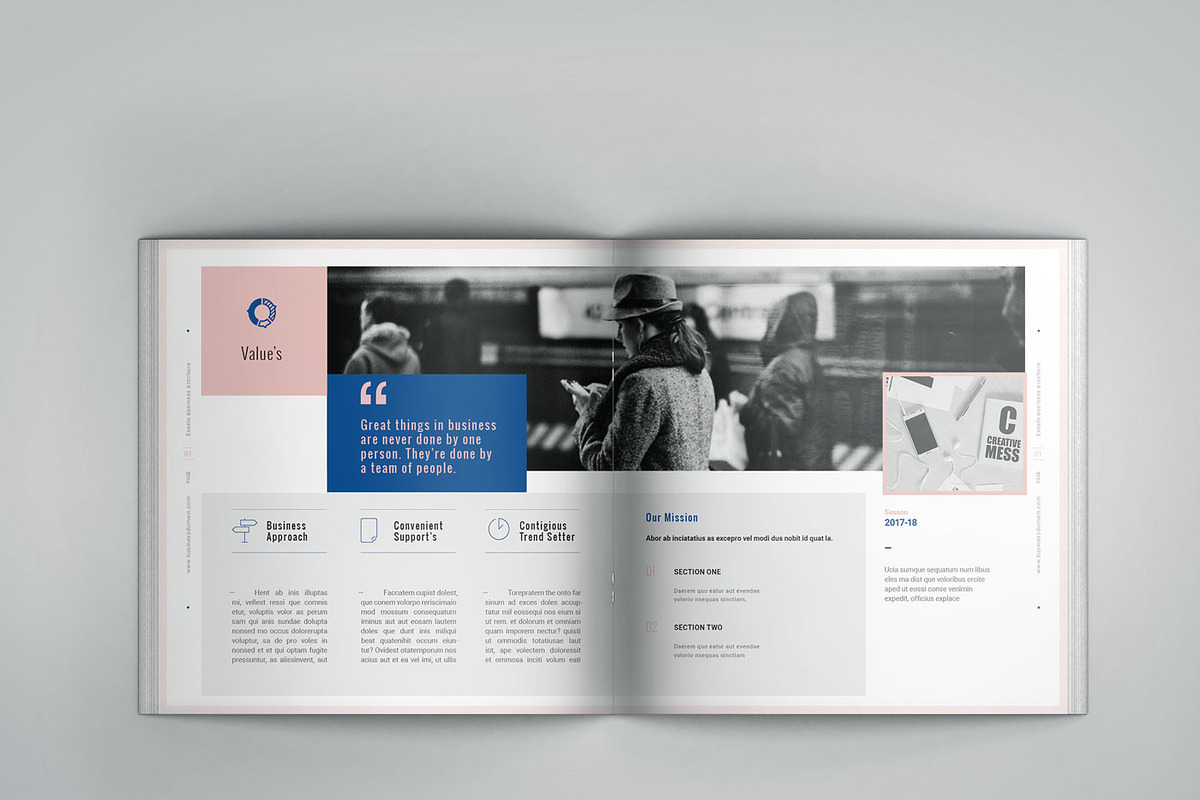Square Annual Report, a Brochure Template by Elite_Standard (Photo 4 of 8)