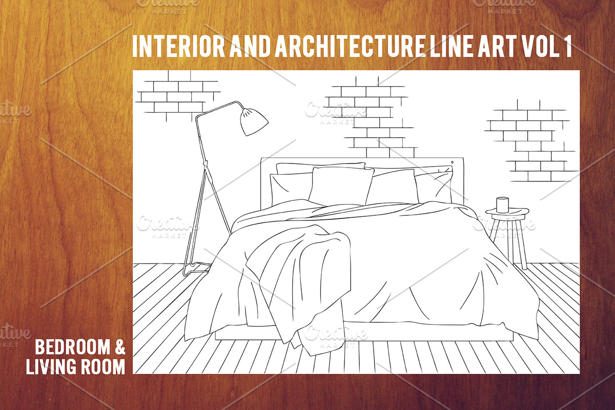 Interior&Architecture Line Art Vol.1, an Illustration by Graphic Cook