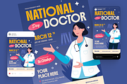 National Doctor's Day Flyer, a Flyer Template by Annora Studio (Thumbnail 2 of 6)