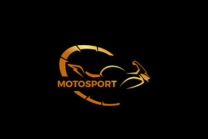 Moto Sport Motorcycle Logo Design, a Branding & Logo Template by AlvinStd