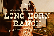LONG HORN RANCH DISPLAY FONT, a Handwritten Font by LONESTARTYPEFOUNDRY (Thumbnail 1 of 5)
