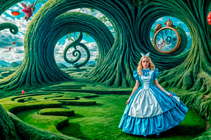The surprised girl Alice found herse, an Arts & Entertainment Photo by TatsianaSalauyova