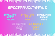 Spectra Volt - Cyberpunk Font, a Font by PutraCetol Studio (Thumbnail 7 of 11)