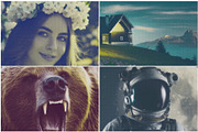 Misprint Halftone Texture, an Action Add-On by DaldSgh (Thumbnail 10 of 14)