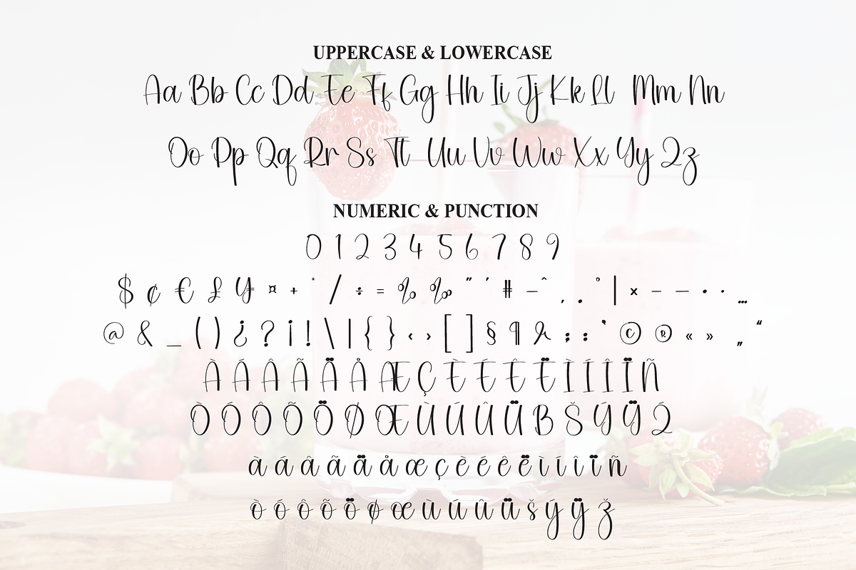 Smoothie | Script Font, a Handwritten Font by Scratchones (Photo 7 of 8)