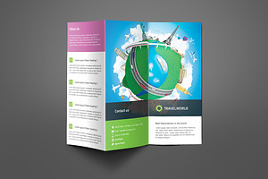 Travel Company Trifold Brochure