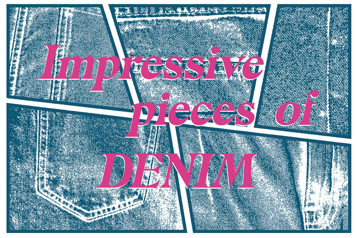 50 Denim Textures + BONUS, a Texture Illustration by Bart Wesolek (Photo 6 of 7)