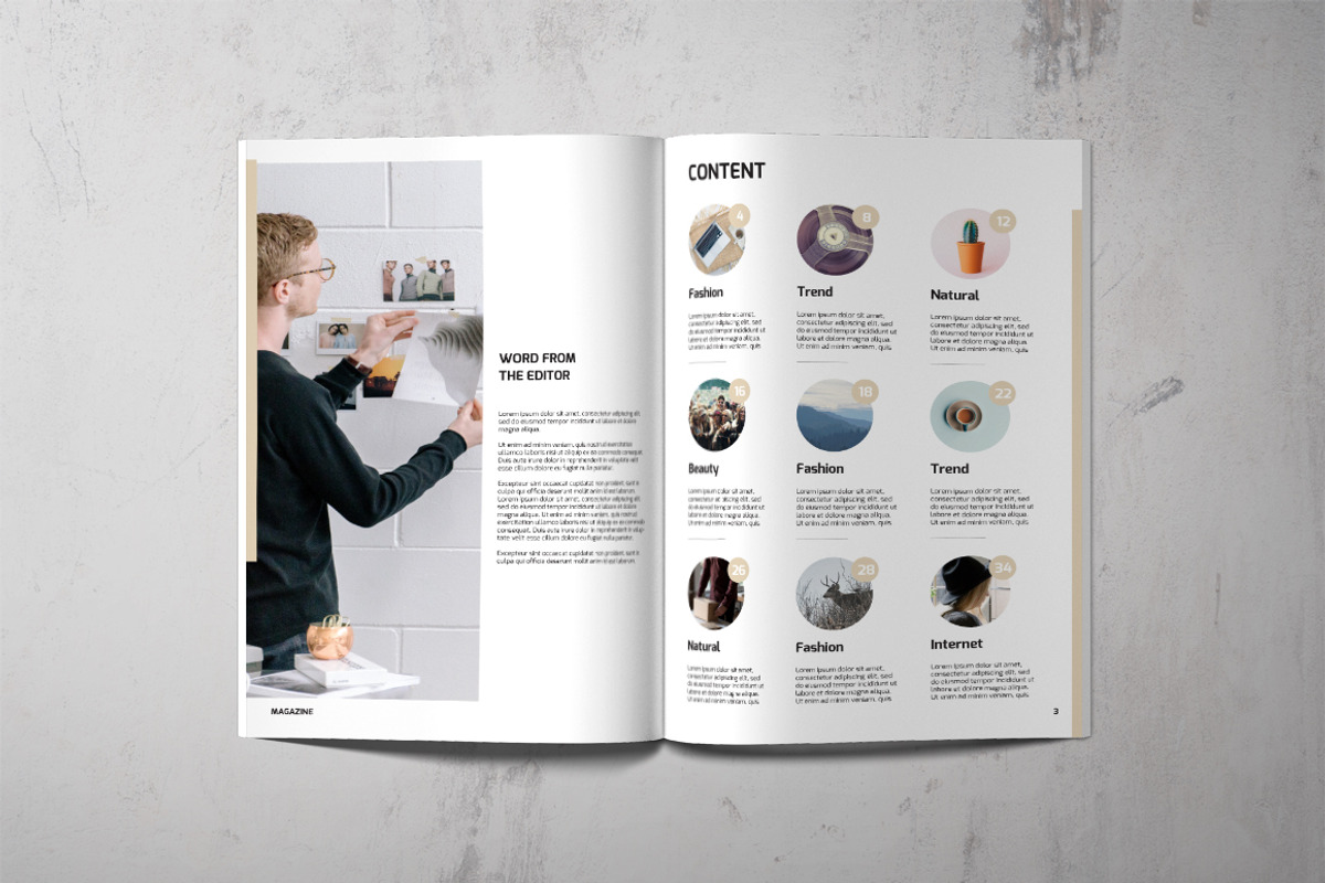 Magazine template, a Magazine Template by Alejik (Photo 2 of 12)
