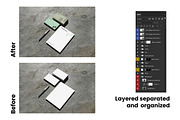 Industrial Card and Paper Mockup, an Advertising Mockup by My Code Std (Thumbnail 6 of 6)