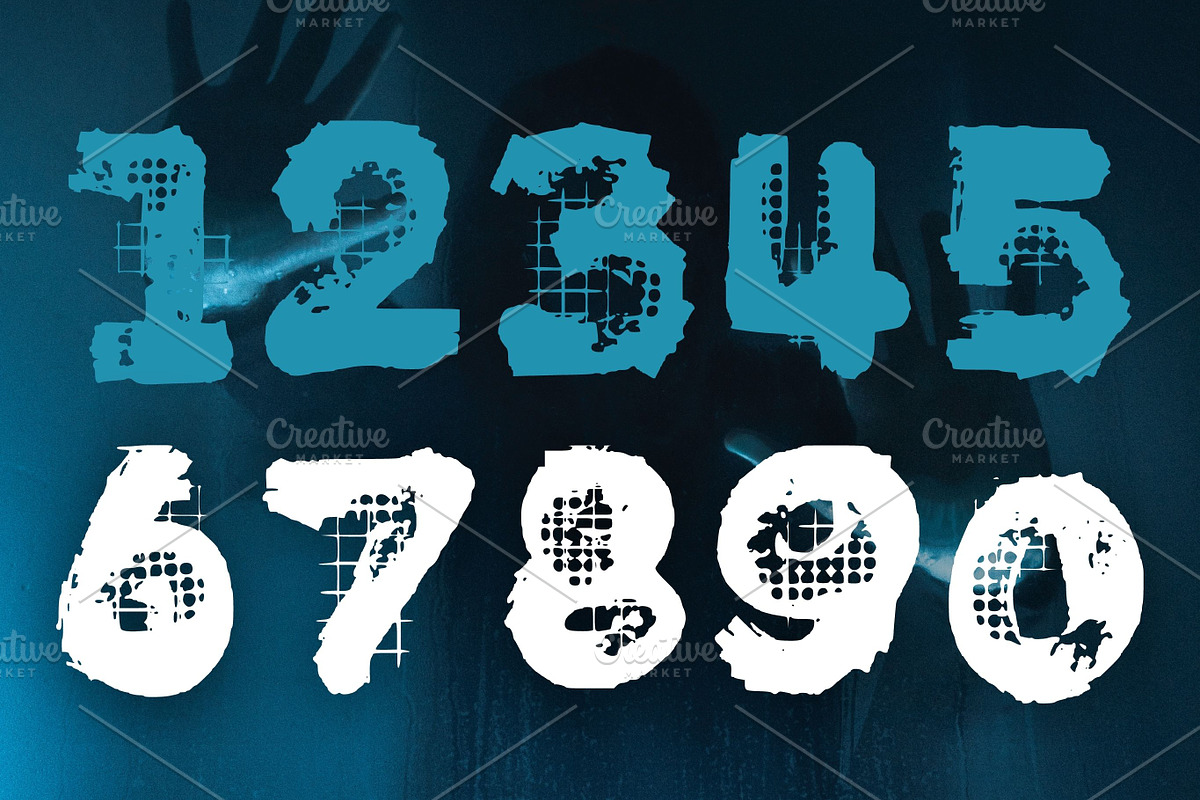 Area 13, Horror font, SVG cut files, a Font by Tattoo Worker Studio (Photo 4 of 4)