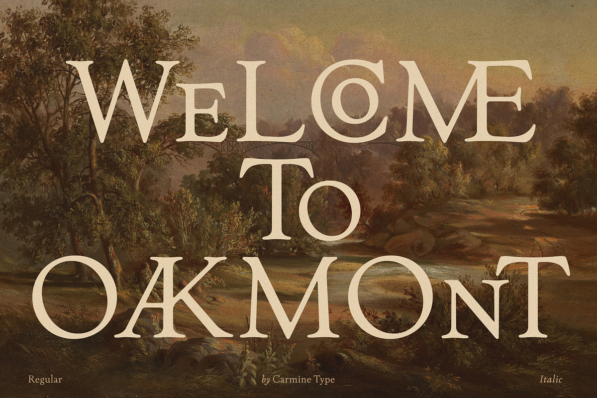 The Ashcombe Hall Oldstyle Serif, a Serif Font by CarmineType (Photo 17 of 24)