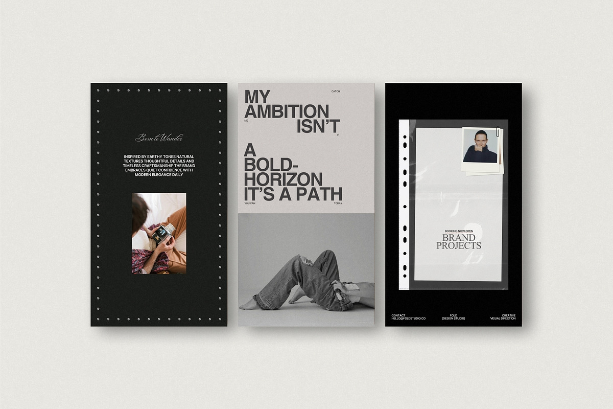 FOLD | Instagram Post & Story (III), a Social Media Template by Pixel Grid (Photo 4 of 10)