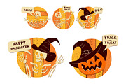 Retro Halloween Illustrations, an Object Graphic by Zim Varezhkin (Thumbnail 5 of 5)