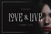 Love & Live, a Serif Font by Drizy (Thumbnail 1 of 8)