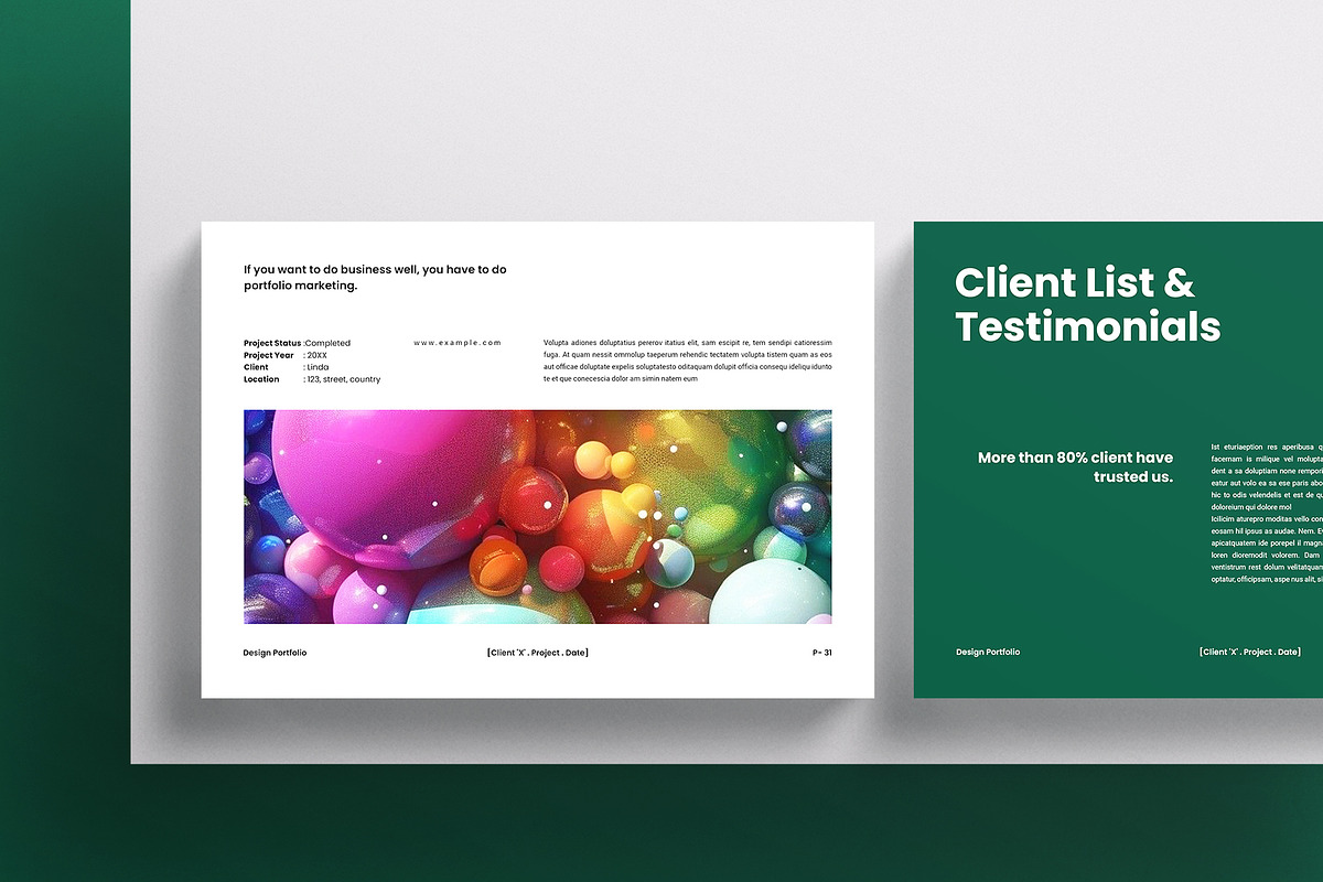 Graphic Design Portfolio Template, a Brochure Template by ArtisanaAura (Photo 12 of 14)