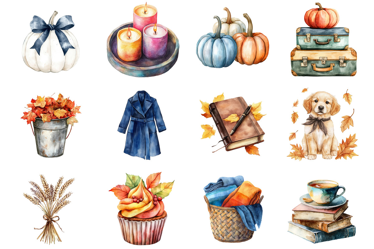 Copper & Cashmere Fall Clipart, an Illustration by Design Market (Photo 3 of 3)