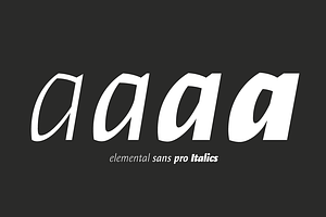 Elemental Sans Pro