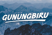 Gunungbiru - Sans Serif Font