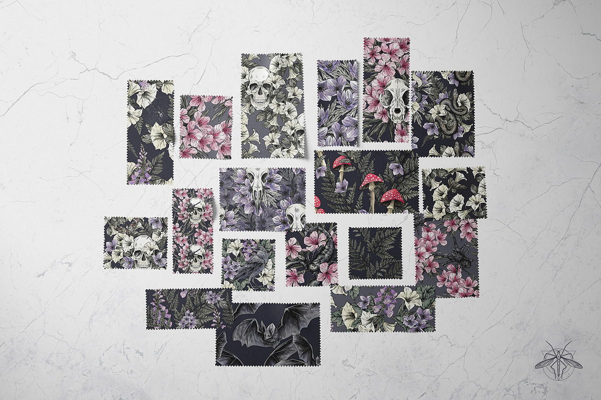 POISON | Watercolor HALLOWEEN set, a Decorative Illustration by Tanya Vollar (Photo 4 of 16)