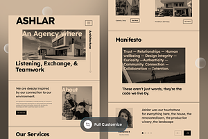 Ashlar Landing Page Template