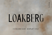 Loakberg – Extravagant Display Font, a Sans Serif Font by Local Desk Designstudio (Thumbnail 1 of 17)