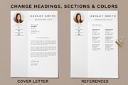 Resume template with photo / CV, a Resume Template by UResume (Thumbnail 4 of 7)