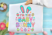 I’m the Baby Bunny Funny Easter Png, an Illustration by designcity5 (Thumbnail 1 of 9)