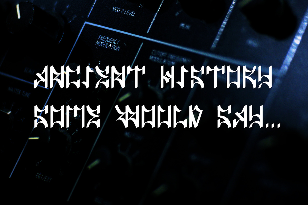 Graffiti font calligraphy marker, a Script Font by VyacheslavKolb (Photo 5 of 5)