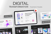 Digital Transformation PowerPoint, a Presentation Template by New Coral Design (Thumbnail 1 of 6)