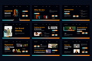 Fashion Brand Google Slides Template, a Presentation Template by QR Design Studio (Thumbnail 2 of 3)