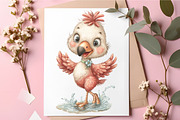 Whimsical Flamingo Pool Summer PNG, an Illustration by RobertsArt (Thumbnail 5 of 5)