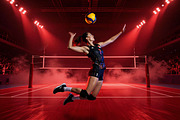 Volleyball Spotlight Backdrops, a Background Graphic by 3Motional (Thumbnail 8 of 15)