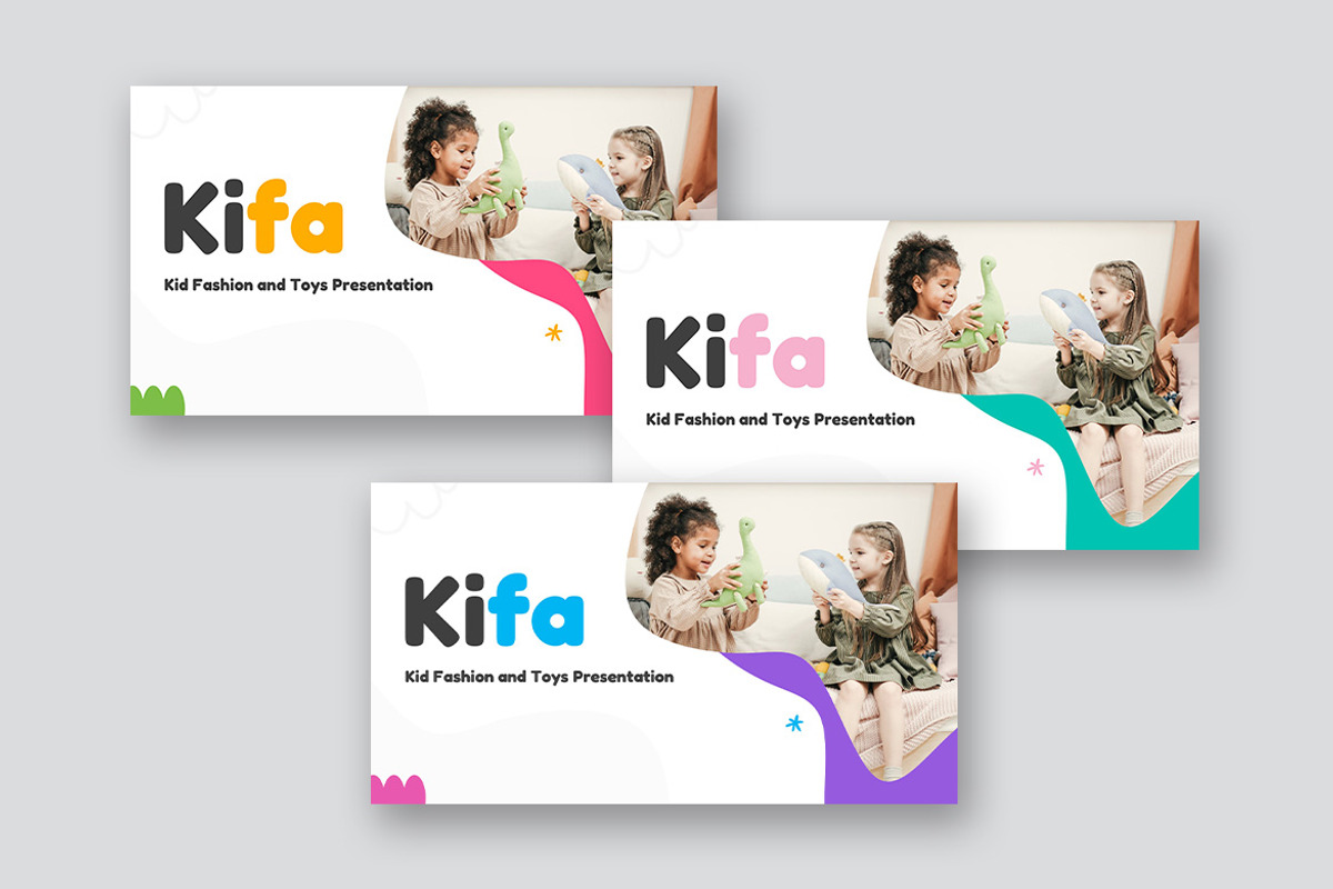 Kifa Kid Fashion & Toys Powerpoint, a Presentation Template by kerismaker (Photo 2 of 10)