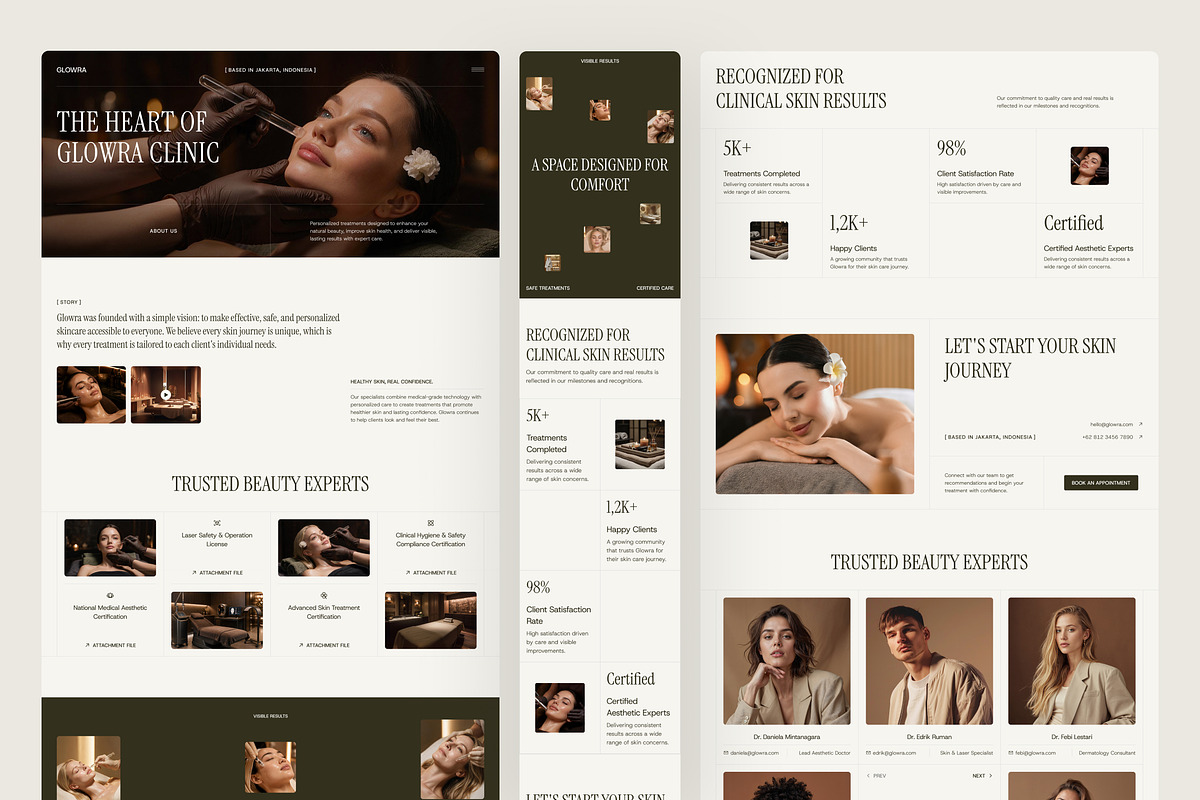 Beauty Clinic Website UI Figma, an UI Kit Template by peterdraw (Photo 3 of 7)