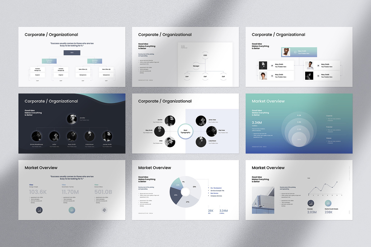 Business Plan Presentation, a Presentation Template by GoldenPixelStudio (Photo 13 of 29)