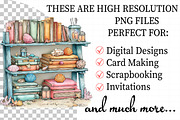 Summer Bookshelf Clipart, an Illustration by Daily.Designs (Thumbnail 2 of 8)