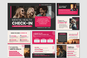 Mental Health Check-In Presentation, a Templates & Theme by studiogstock