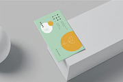 3.5x2 Business Card Mockups, an Advertising Mockup by megostudi0 (Thumbnail 4 of 6)