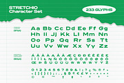 Stretchio, a Sans Serif Font by graphicook (Thumbnail 3 of 9)