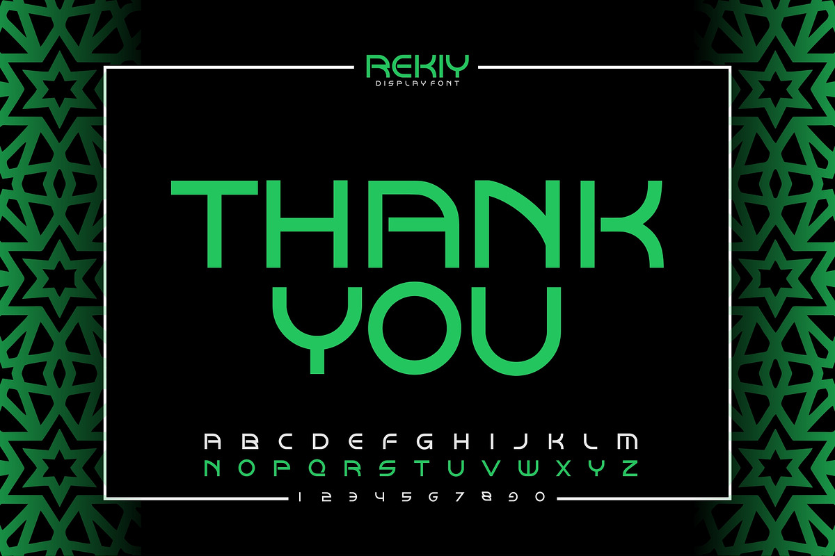 REKIY DISPLAY, a Sans Serif Font by herulogo (Photo 5 of 5)