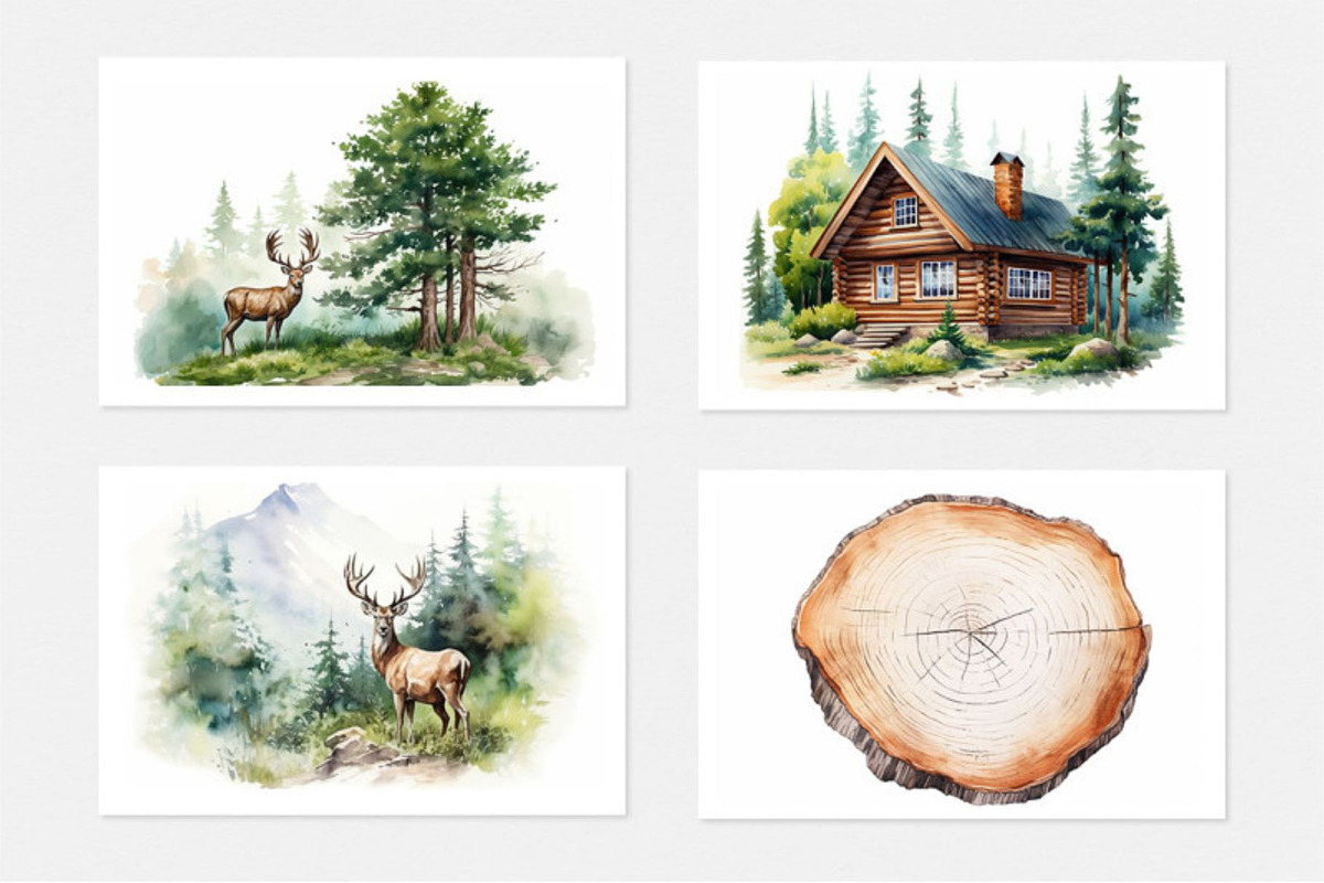 Evergreen Forest, a Seasonal Illustration by artsy-fartsy (Photo 5 of 7)