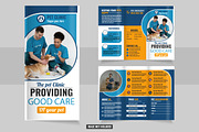 Pet Care Tri-Fold Brochure, a Brochure Template by Tanuart (Thumbnail 1 of 2)
