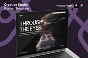 Creative Studio Framer Template, a Websites & App Template by Rozepaars Design (Thumbnail 1 of 4)
