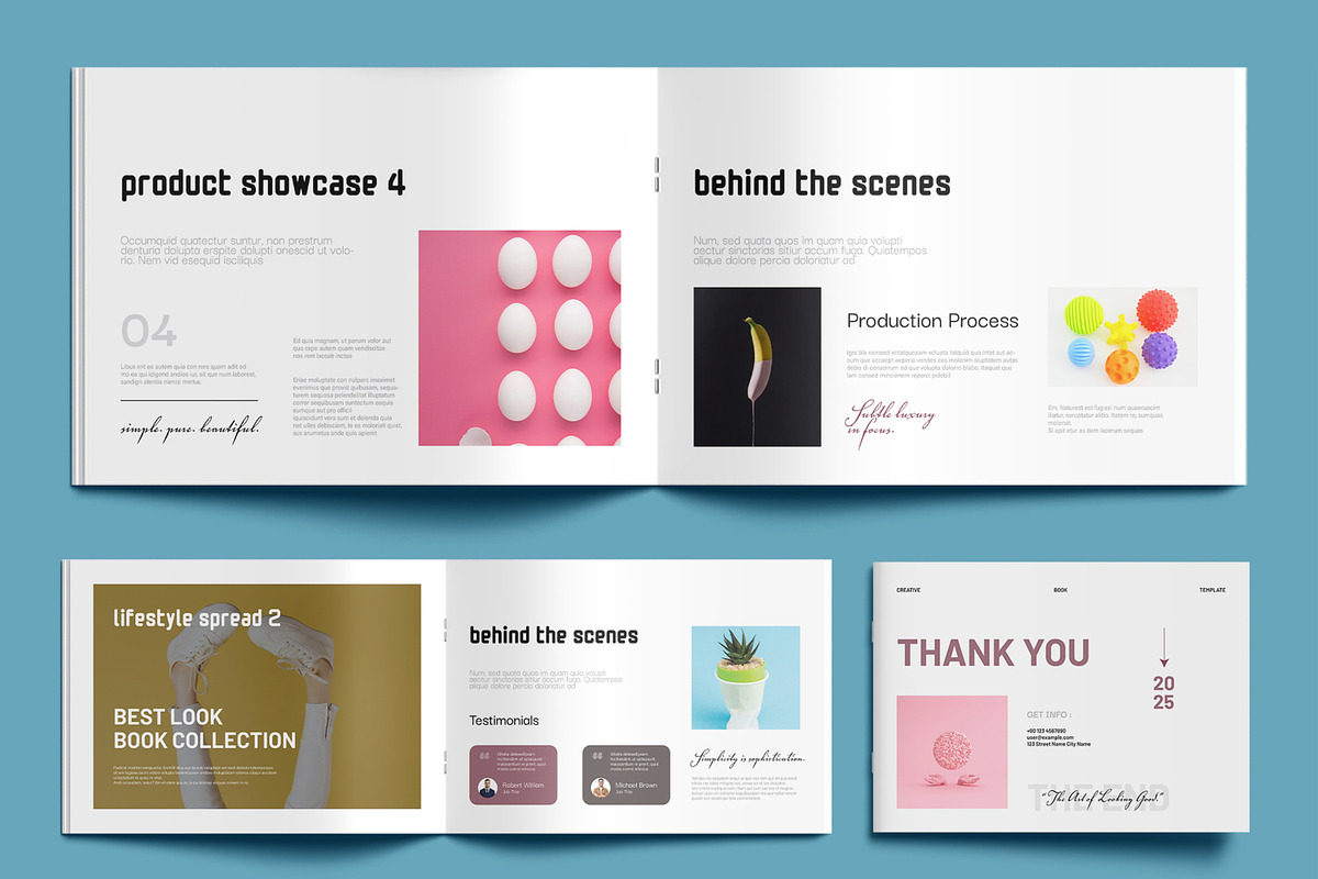 Lookbook Design for Apparel, a Brochure Template by MightyDesign (Photo 6 of 9)