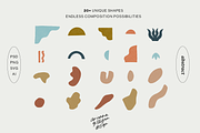 Modern Organic Shapes, a Texture Illustration by Drawn By Arianna (Thumbnail 2 of 4)
