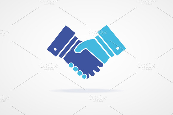 Vector. Handshake Illustration