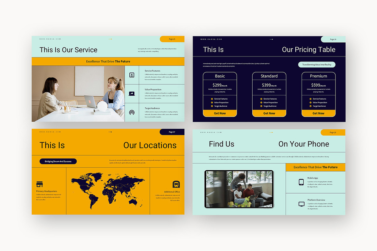 Kaksa : Business Pitch Powerpoint preview 8