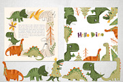 Hello Dino, an Animal Illustration by annasokol_ (Thumbnail 6 of 9)