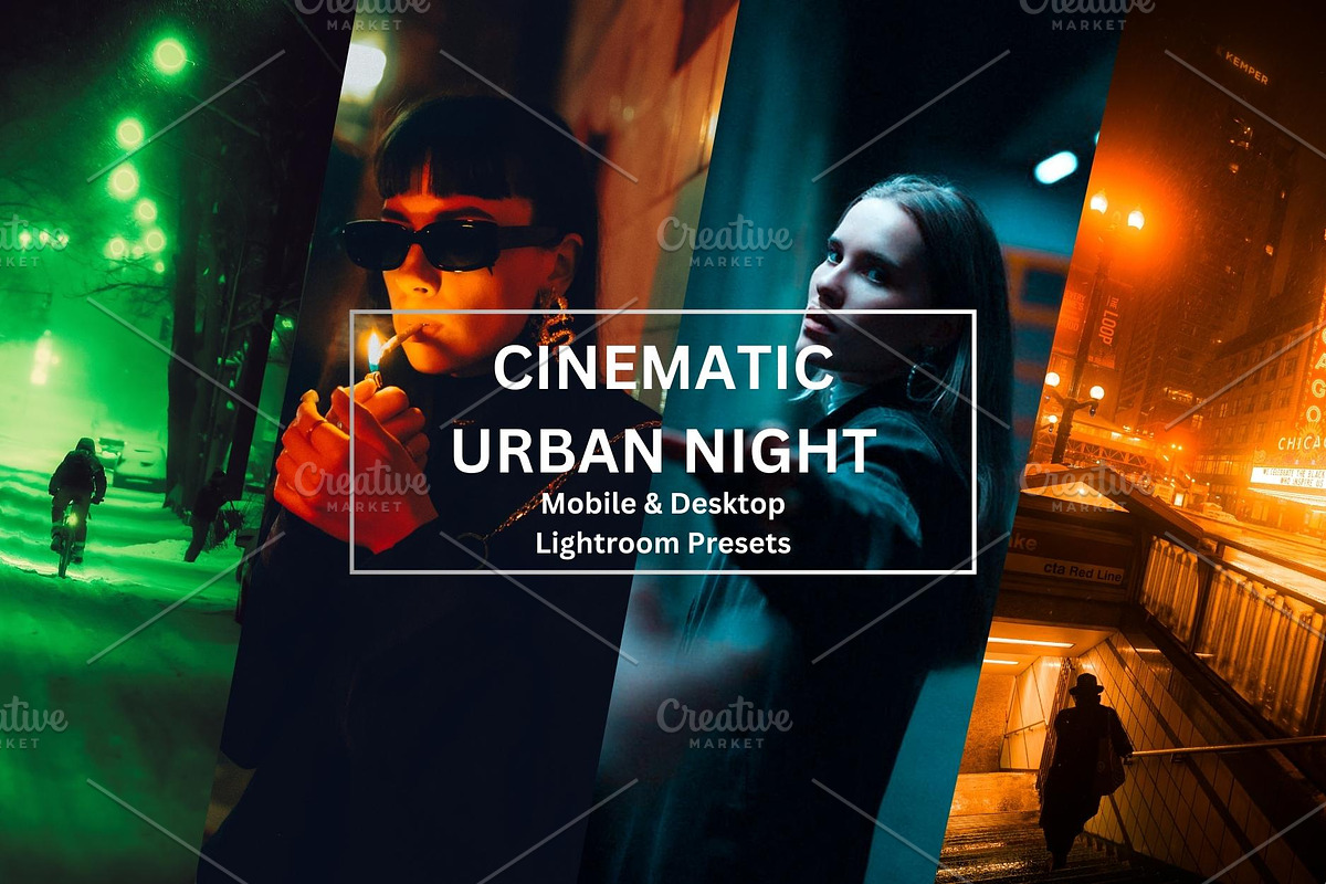 10 Cinematic Night Lightroom Presets, a Preset Add-On by MEPRESETS (Photo 1 of 9)
