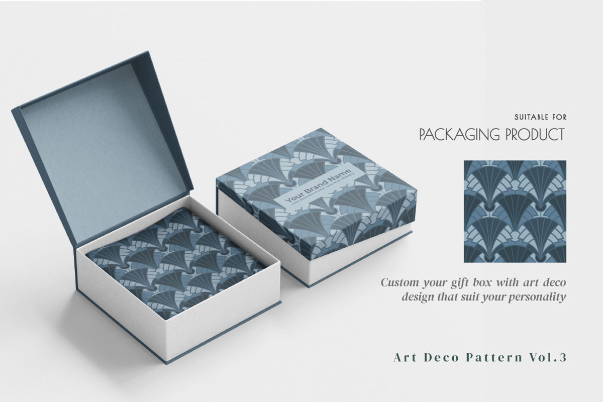 Art Deco Pattern, a Pattern Graphic by Bewalrus Studio (Photo 2 of 9)